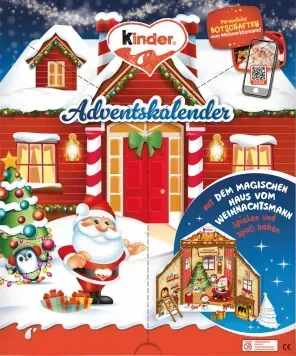 Адвент-календар Kinder North Pole House 213 г (7 шт/ящ) 1602 фото